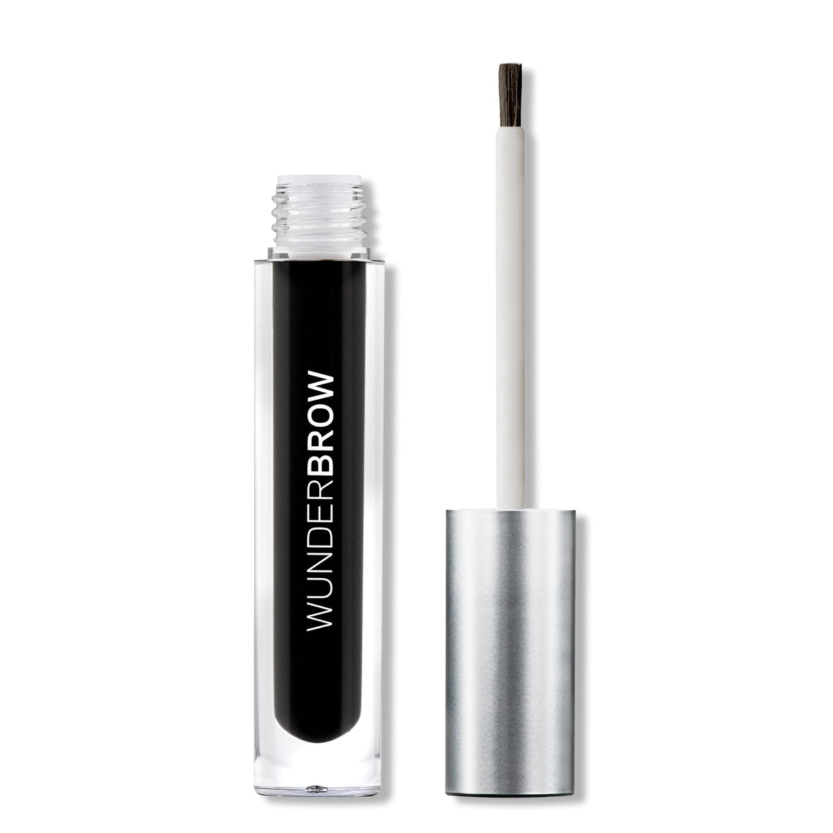 WUNDERBROW Eyebrow Gel jet-black tube offers up to 3 days wear.