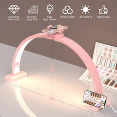 WurodBiza Upgrade three-color temps empower color-accurate nail work and comfortable viewing