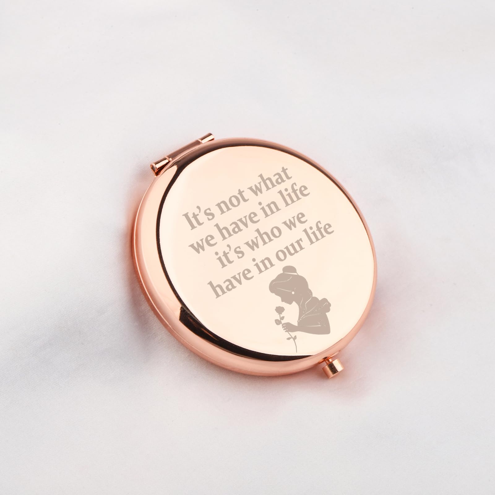 WUSUANED 6.5 cm diameter mirror perfect for travel touch-ups