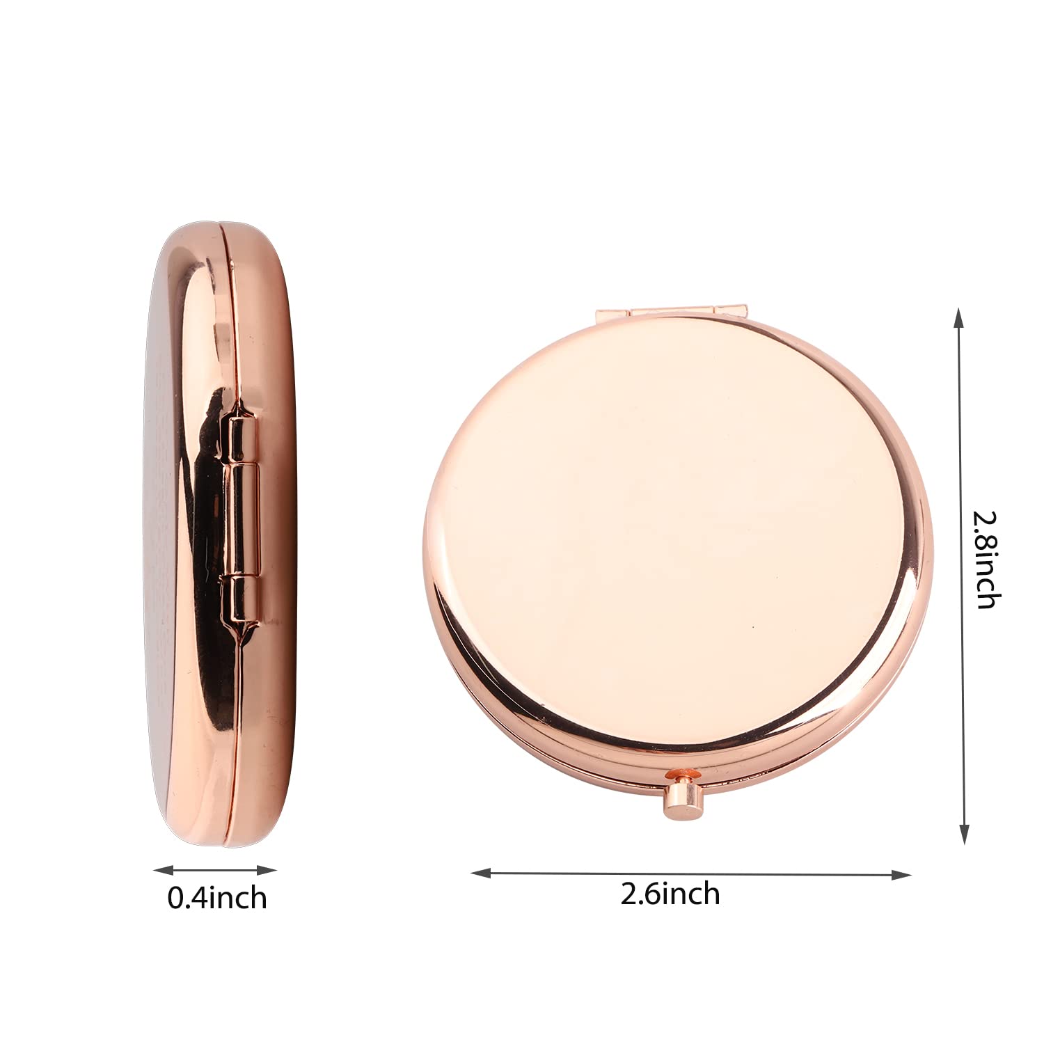 WUSUANED donkey makeup mirror closeup highlighting the magnified side