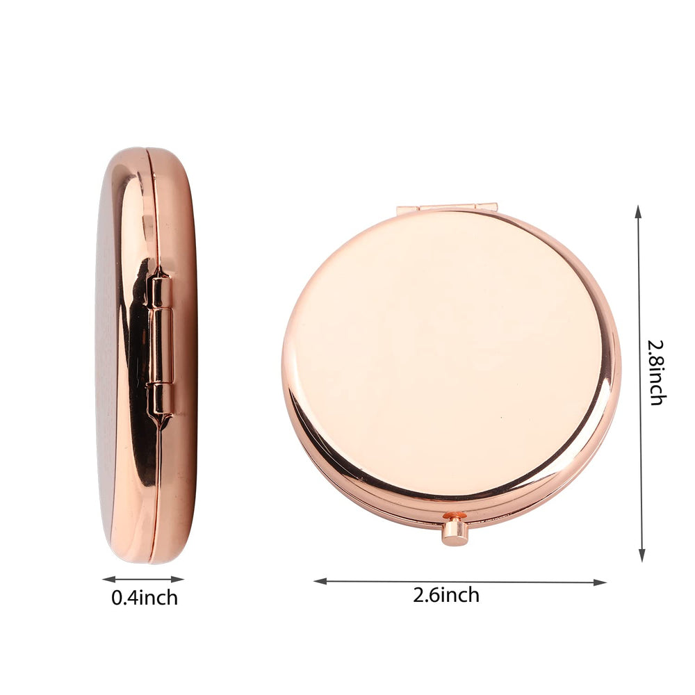 WUSUANED donkey makeup mirror closeup highlighting the magnified side