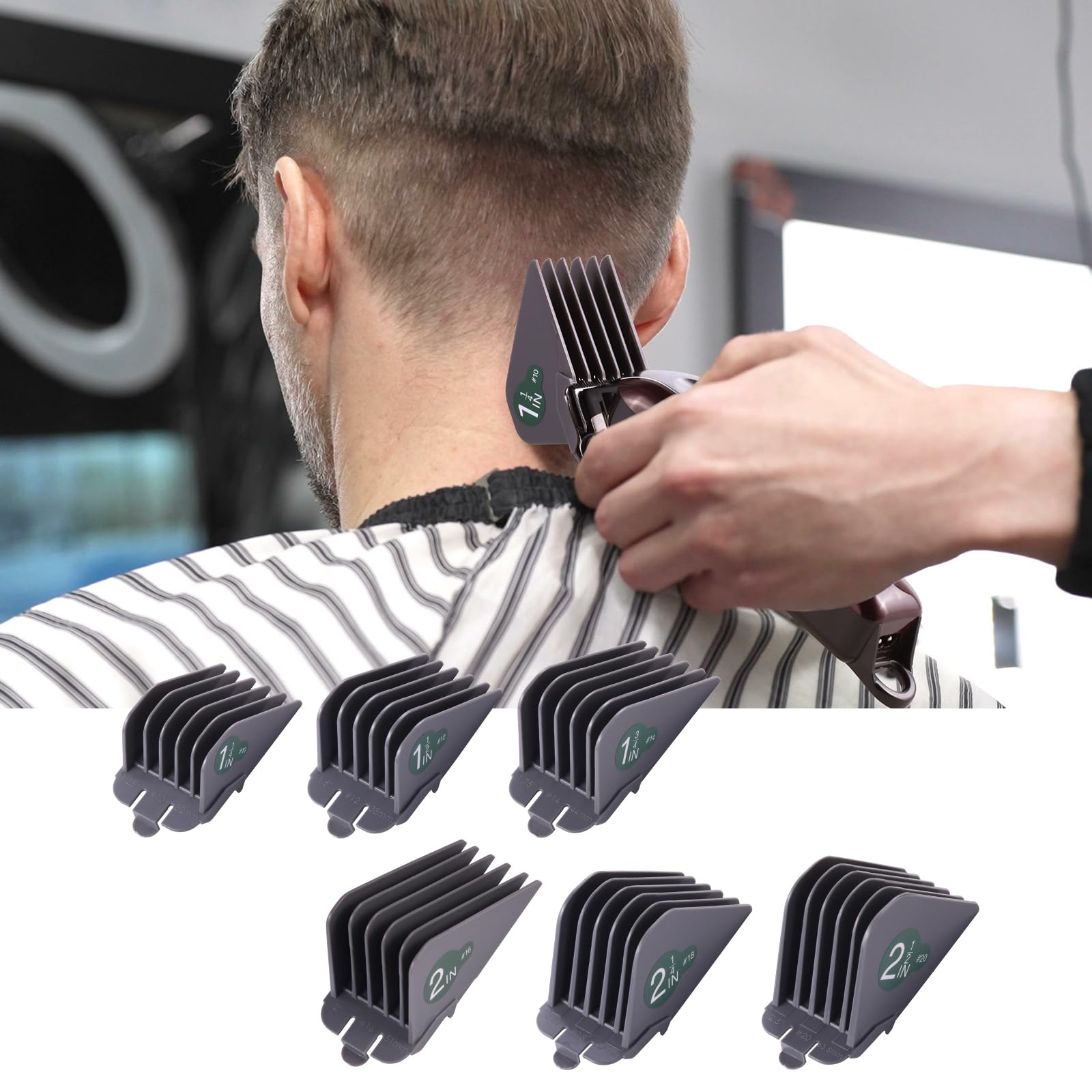 Wusuker clipper guards 10-32mm cover shorter fades with control