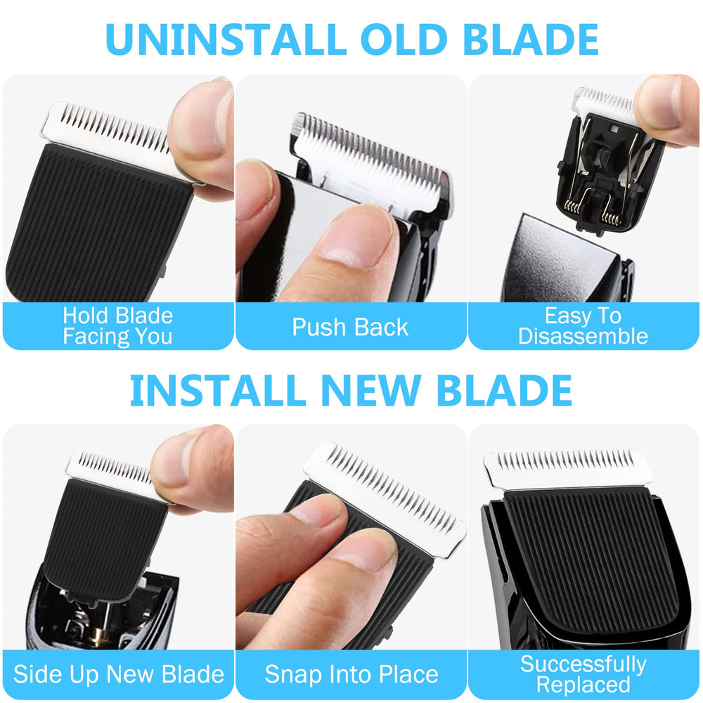Wusuker easy-clean replacement—low-maintenance blades stay hygienic.