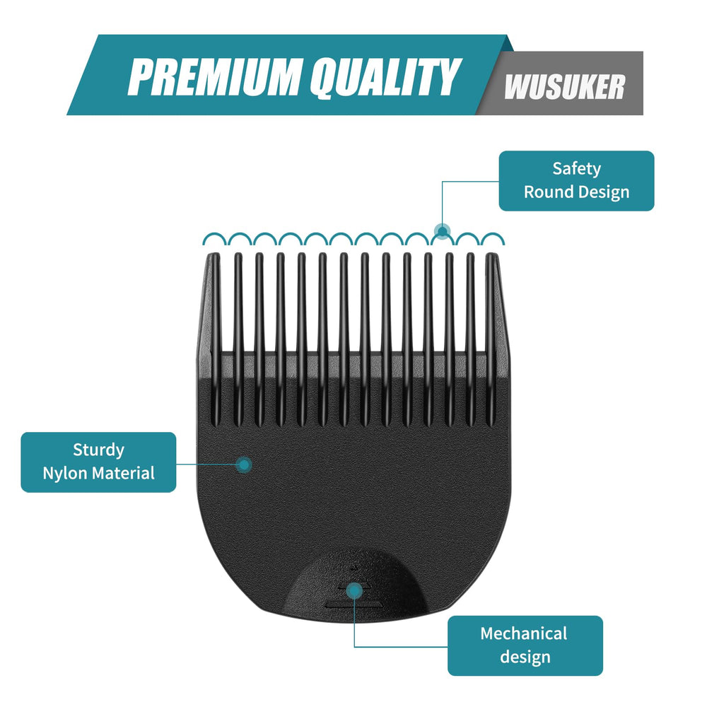 Wusuker guard sizes 4-7mm for mid length body hair trimming.