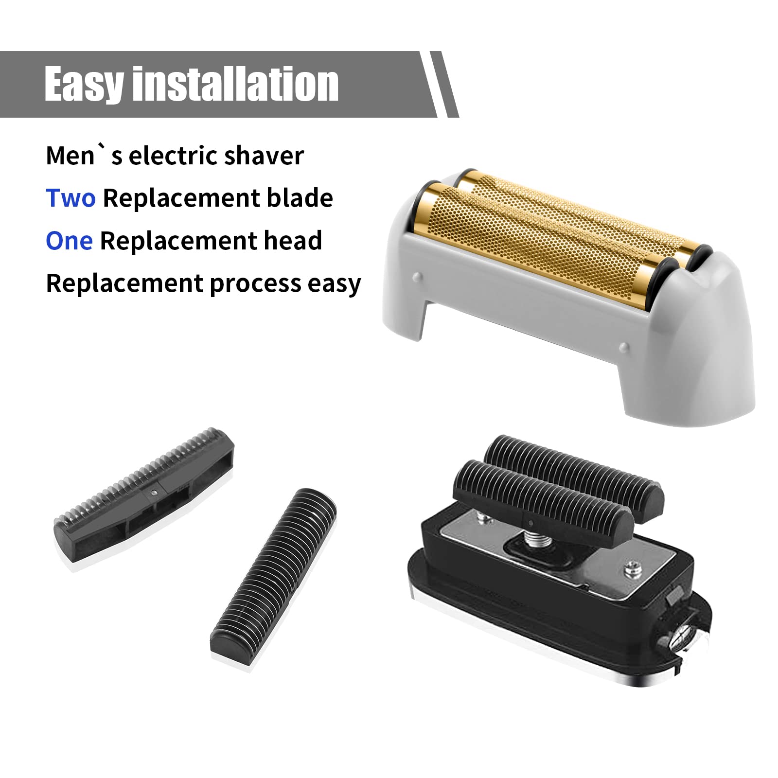 Wusuker No17150 cutter replacement part for clean, accurate shaves