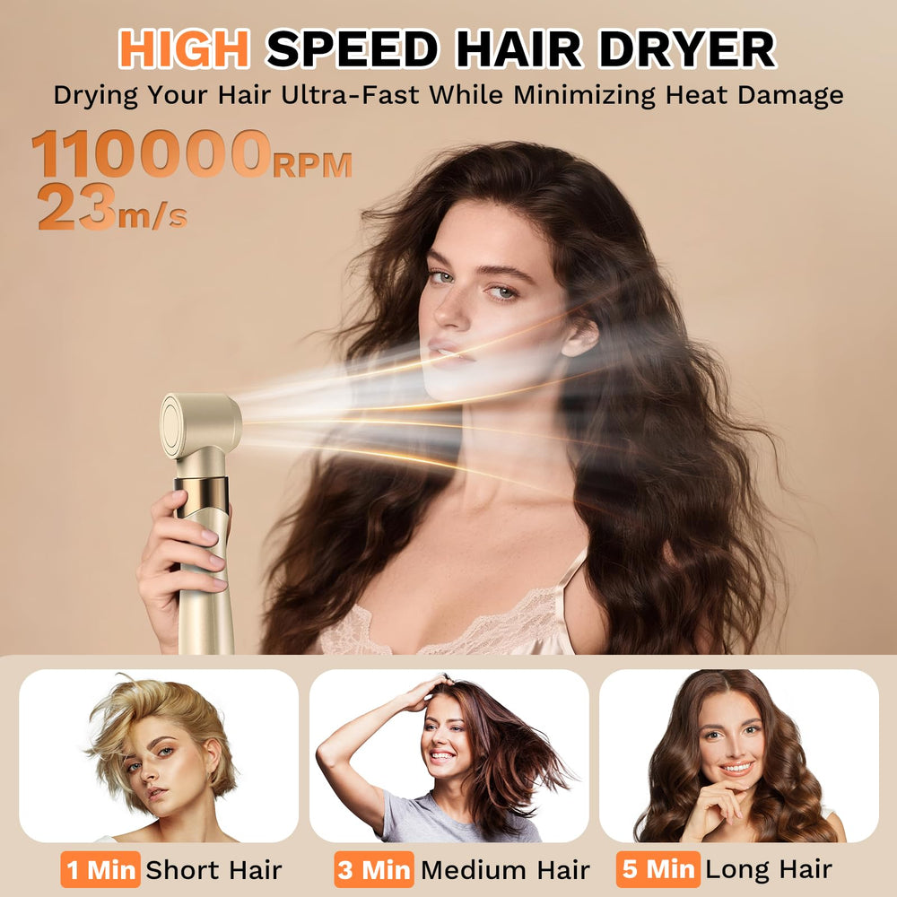 Wuven auto air curling left-right creates symmetrical salon curls