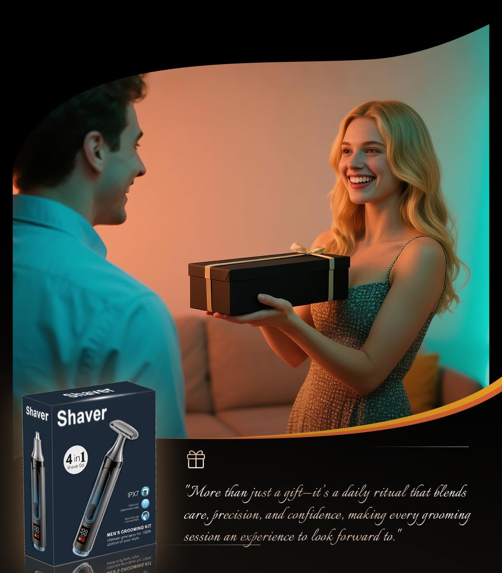 WUXO back shaver waterproof in shower use example