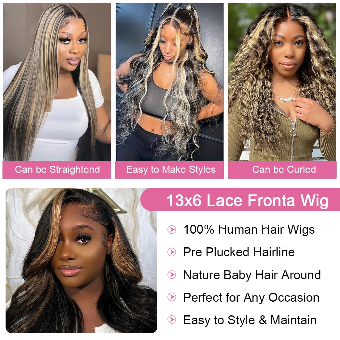 WXG HD lace-front close-up highlighting natural hairline and baby hairs