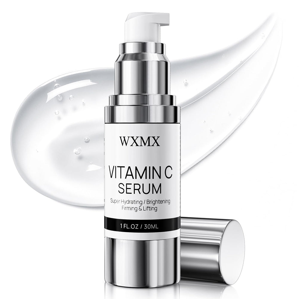 Mature-skin results: WXMX Vitamin C serum for brighter, more even tone.