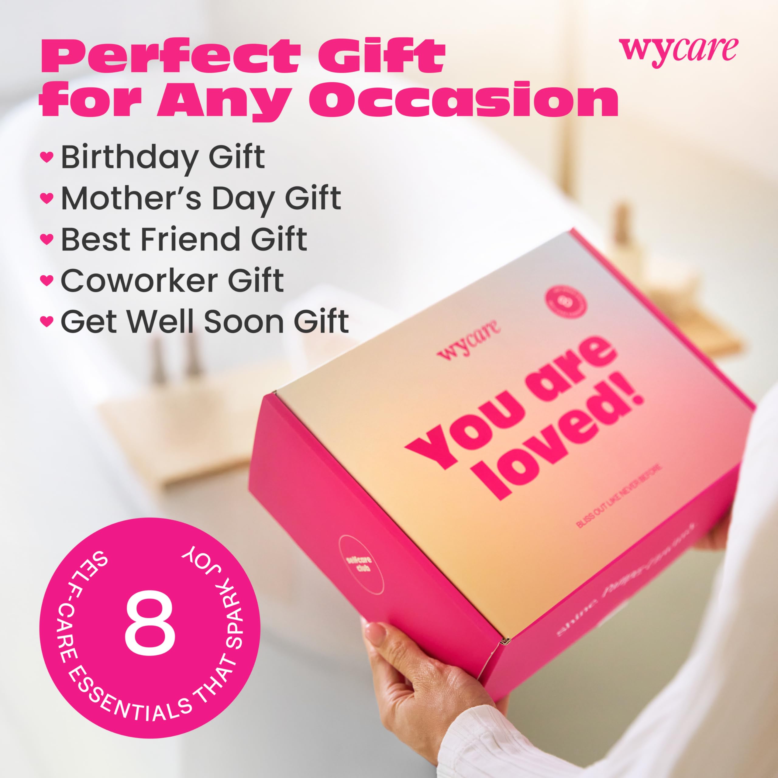 Wycare Gift Box chic door hanger elevates gifting presentation
