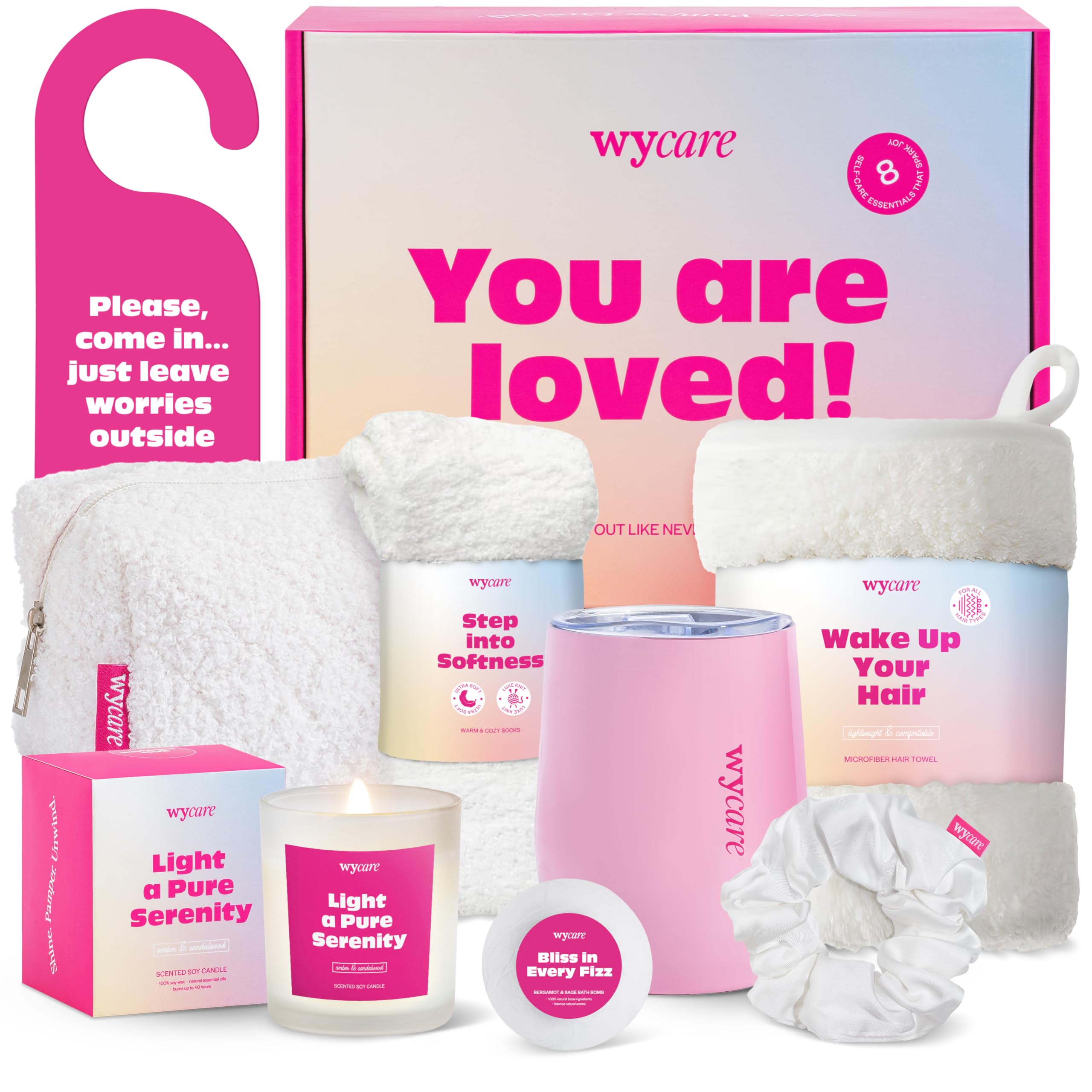 Wycare Gift Box for Women presentation showcases a premium gift-ready package for birthdays