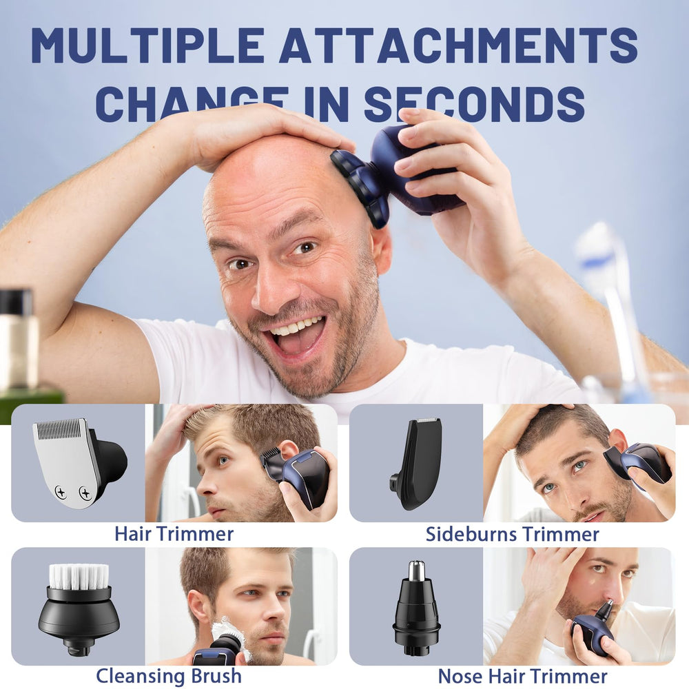 Wyklaus head shaver travel kit keeps grooming on the go.