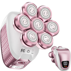 Wyklaus women razor 7D floating head closeup for smooth curves on skin