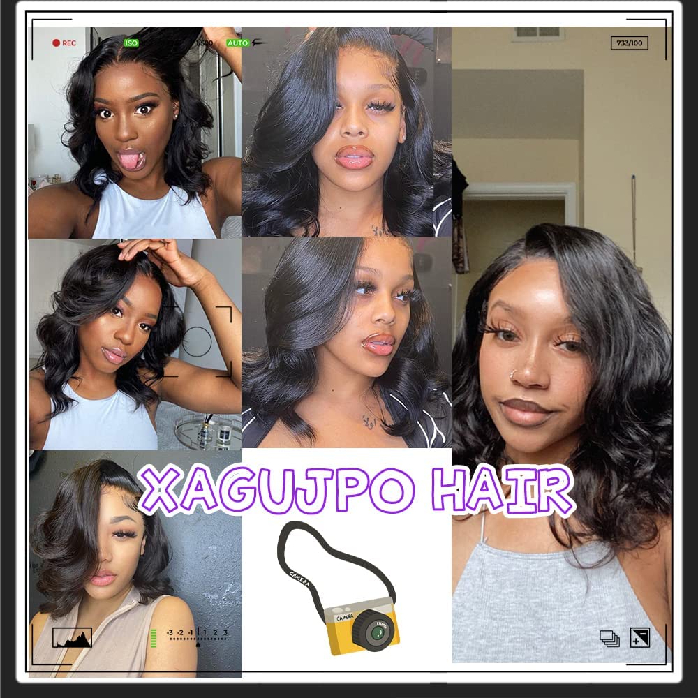 Xagujpo Wear & Go glueless V Part wig dyeable option for customization