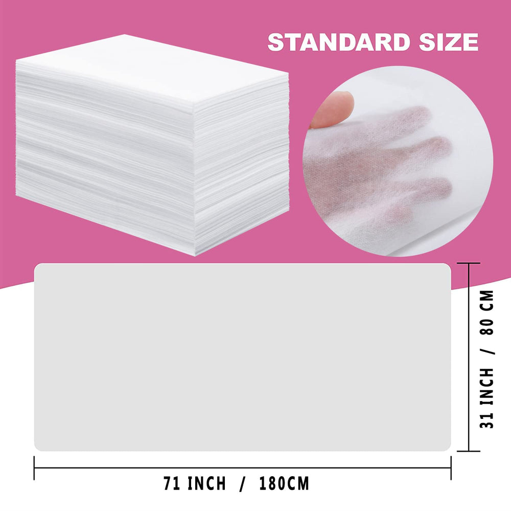 XATUMO disposable sheets absorbent sweat-wicking coverage for massage table sessions.