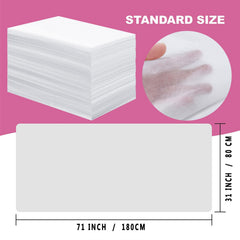 XATUMO disposable sheets absorbent sweat-wicking coverage for massage table sessions.