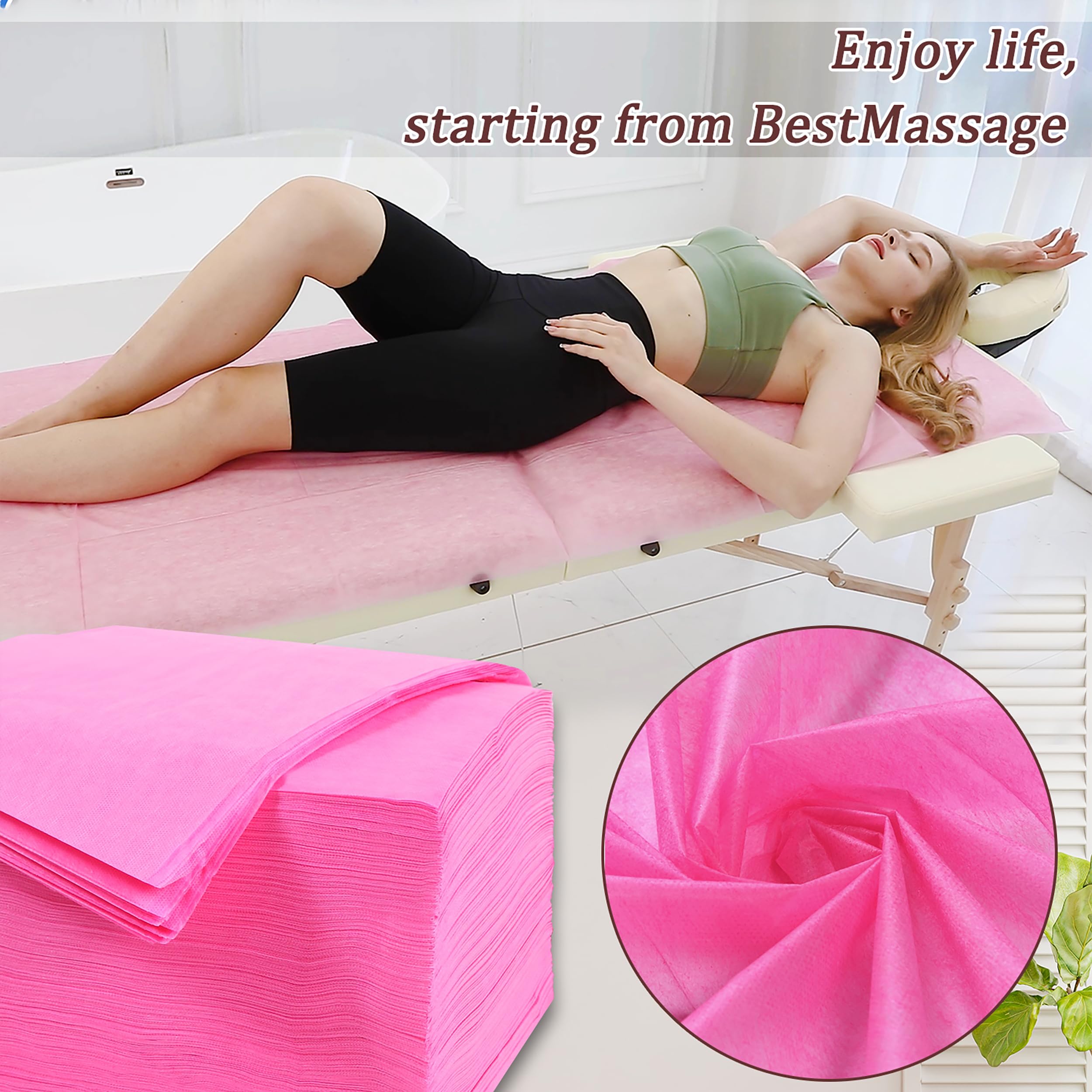 XATUMO spa bed cover in-use during therapy sessions keeps mattress clean.