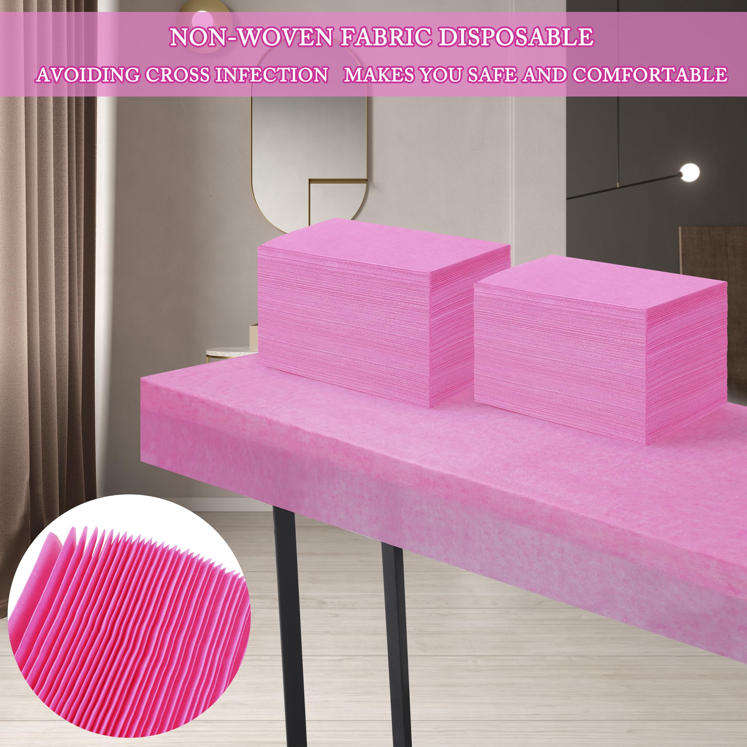 XATUMO spa bed sheets in-use on massage table for a clean professional look
