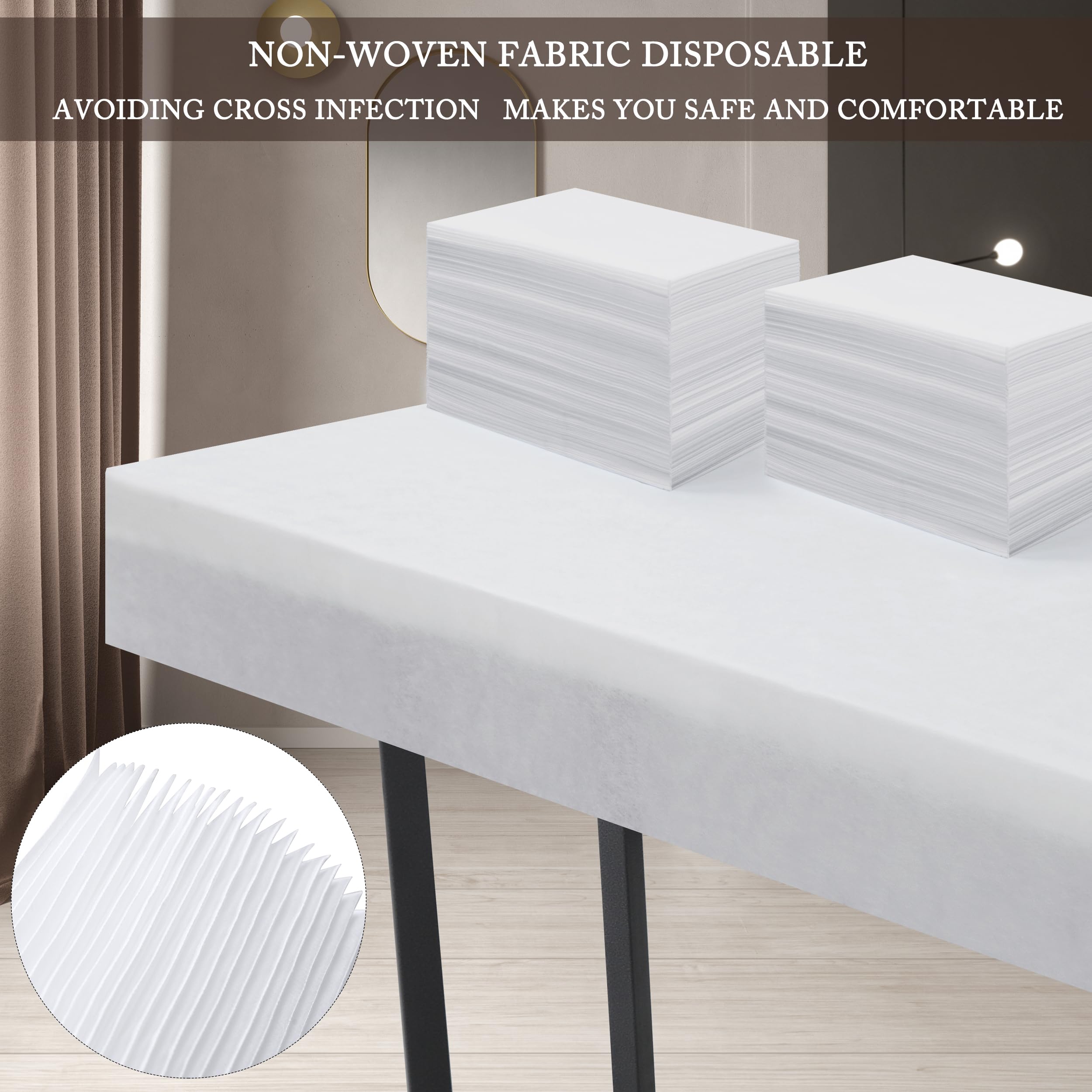 XATUMO spa table blanket coverage ensures clean, dry bed during beauty or tattoo treatments.