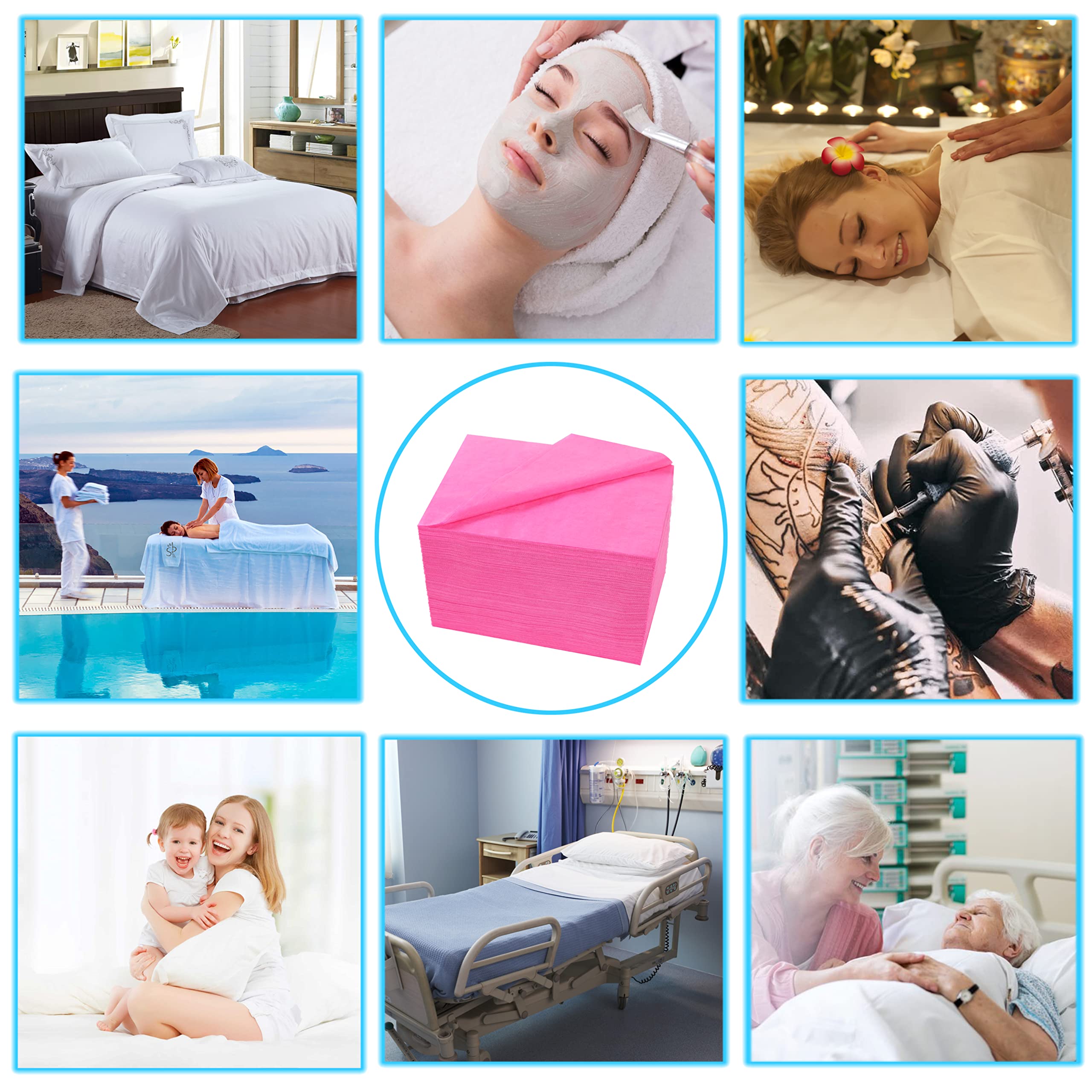XATUMO tattoo and beauty sessions with clean, hygienic bed sheet setup
