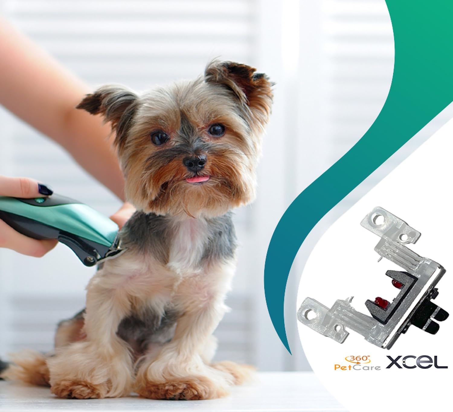 XCEL quality-control-pass badge signals reliable performance before packaging.