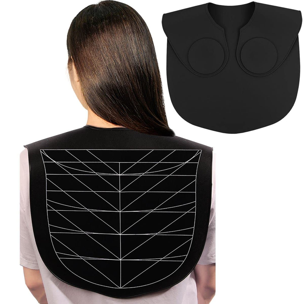 XDONEF hair cutting collar silicone waterproof closeup shows durable comfort for salon use