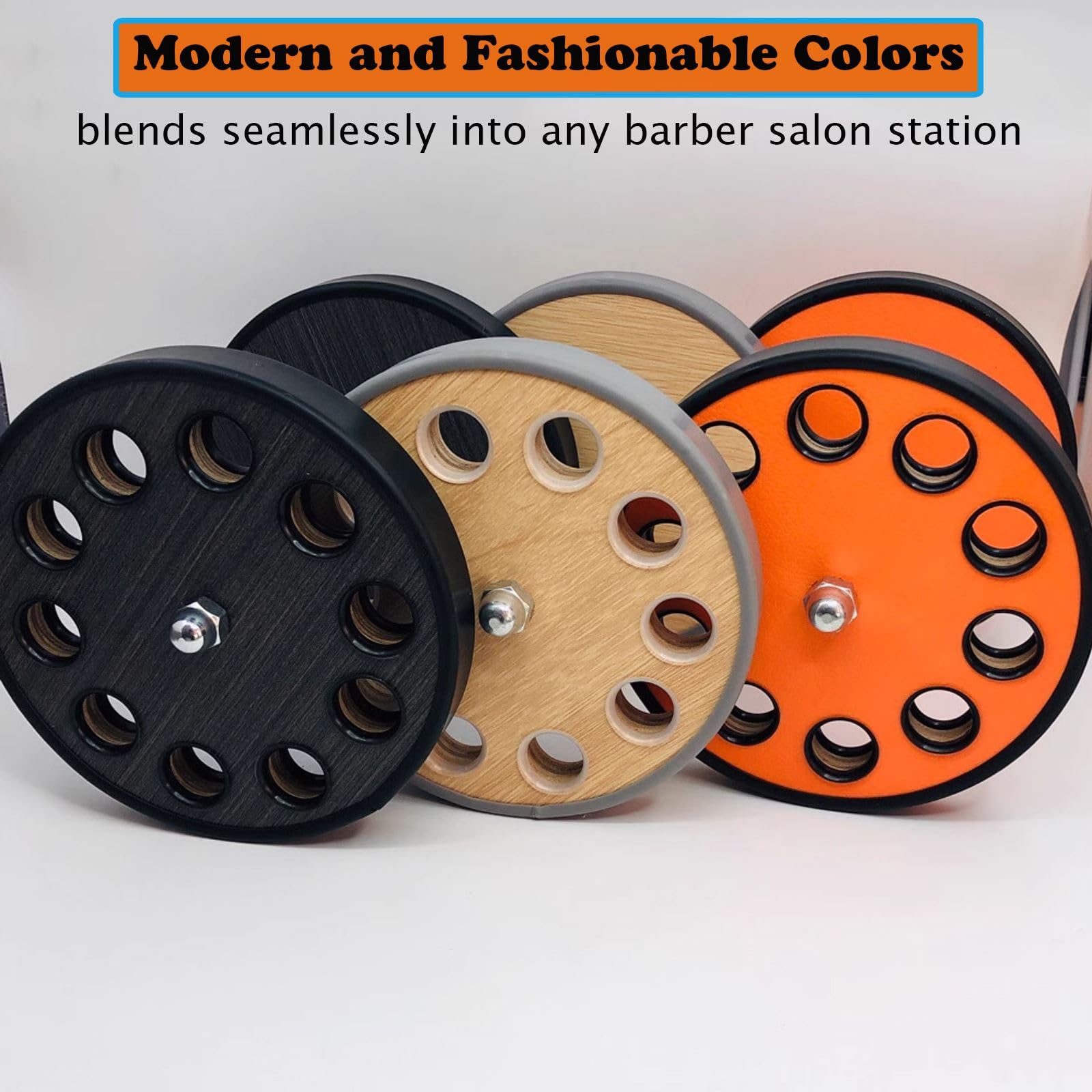 XDONEF packaging shows the compact rotating holder included for organized stations.