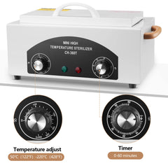 XESSCARE Soiiw sterilizer door open demonstrates easy loading during busy sessions.