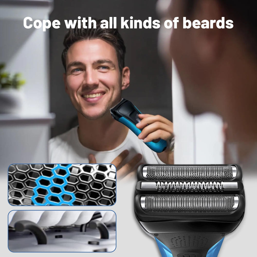 XFP Series 3 32B compatibility with Braun S3 shavers across models.