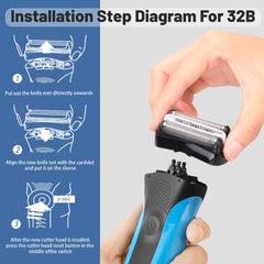 XFP Series 3 32B replacement head in package emphasizes two-pack value.