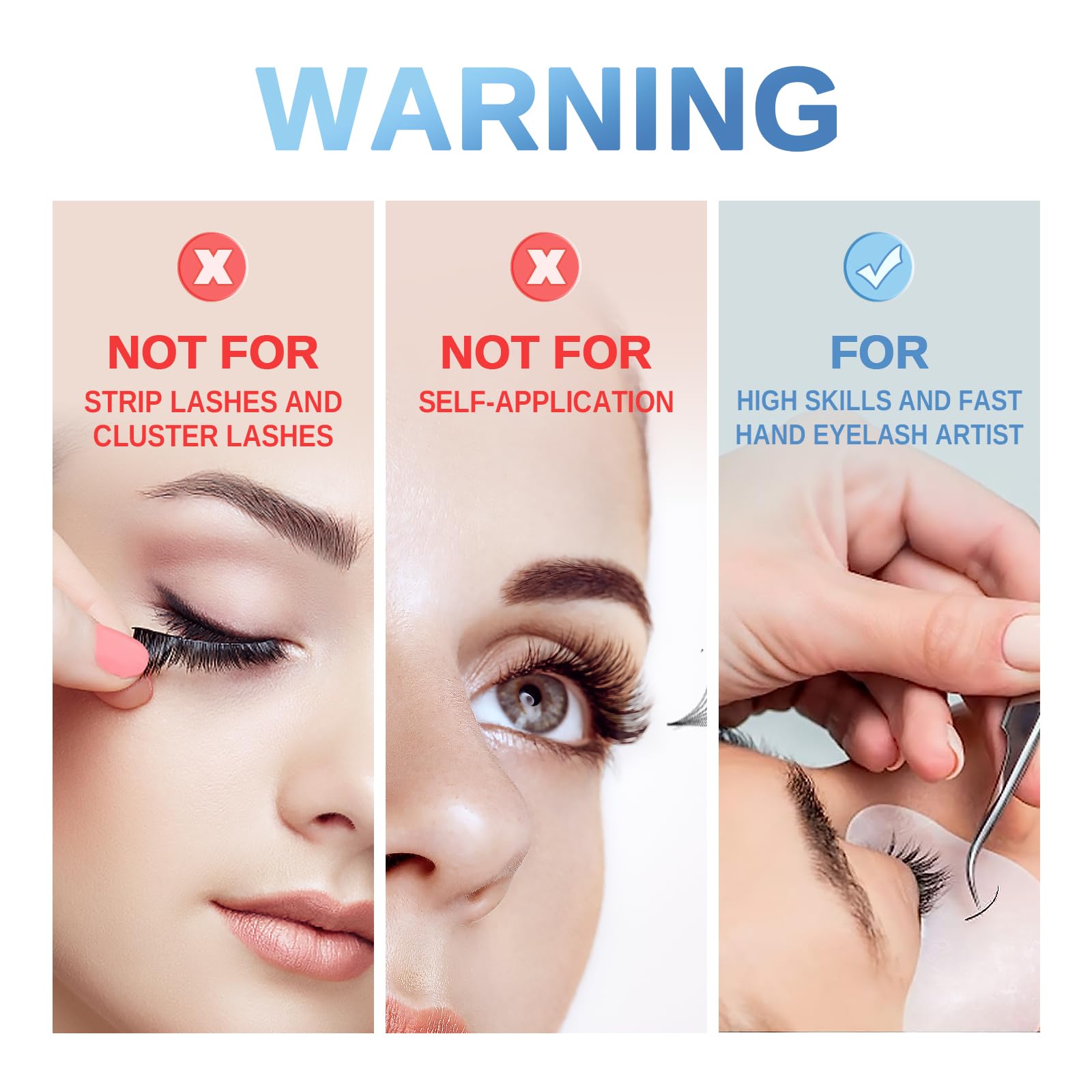 XFQUIJ Lava Lash glue shows black liquid on applicator for lash-line blending.