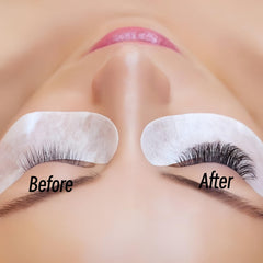XFQUIJ Lava Lash glue drying action demonstrates quick set for lash extensions.