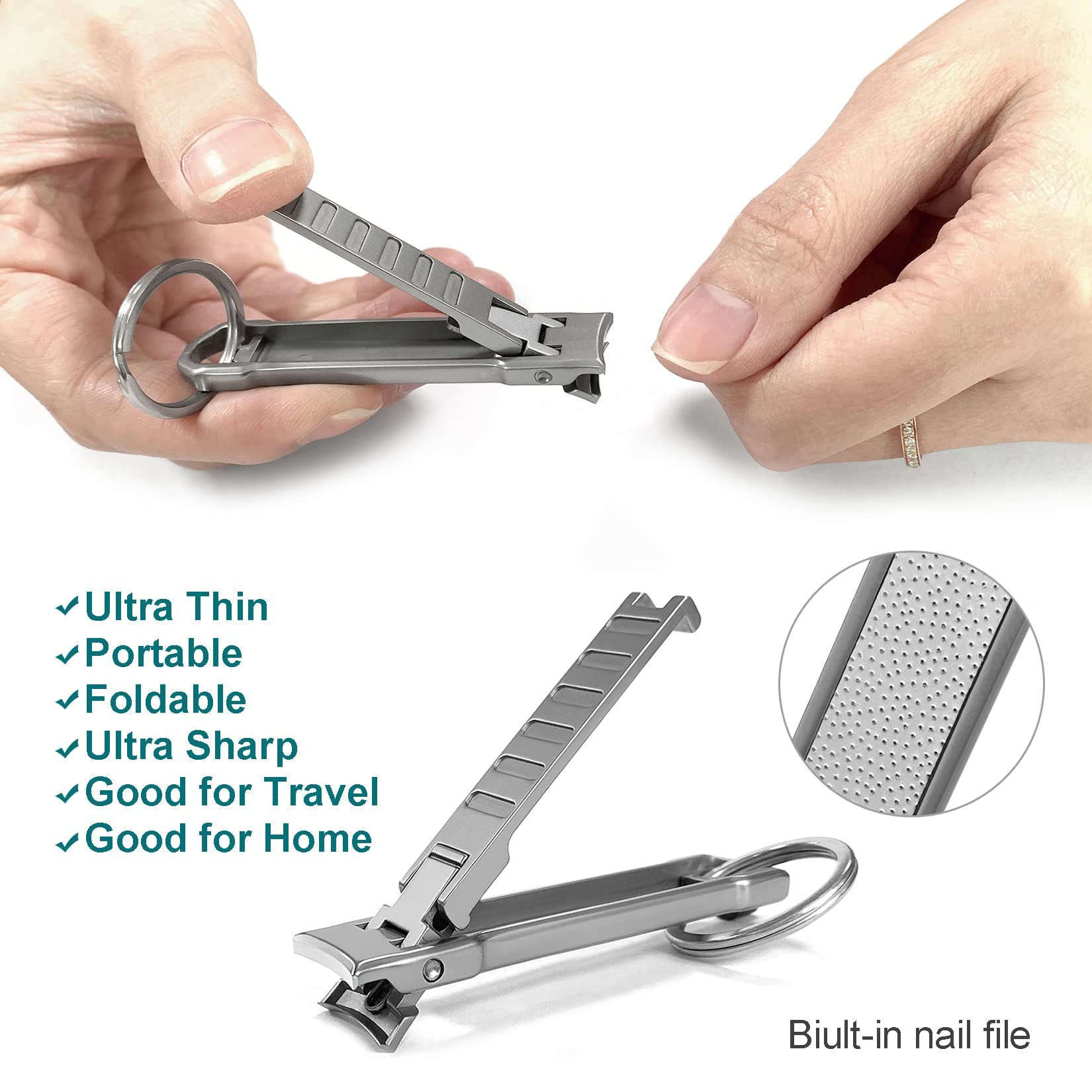 XGIZMOO 420J2 stainless steel construction for rust resistance.