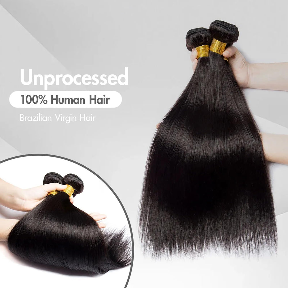 XIANYUN straight hair bundle ends show thick healthy ends