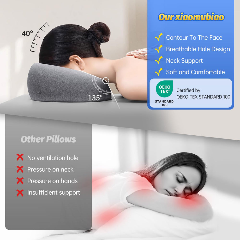 xiaomubiao sleep-support pillow supports healthy sleeping and beauty routines.