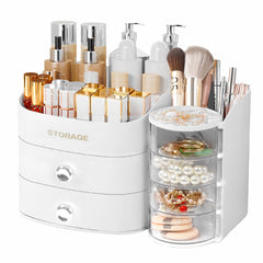 XIAPIA makeup organizer countertop divided layout for easy access to essentials