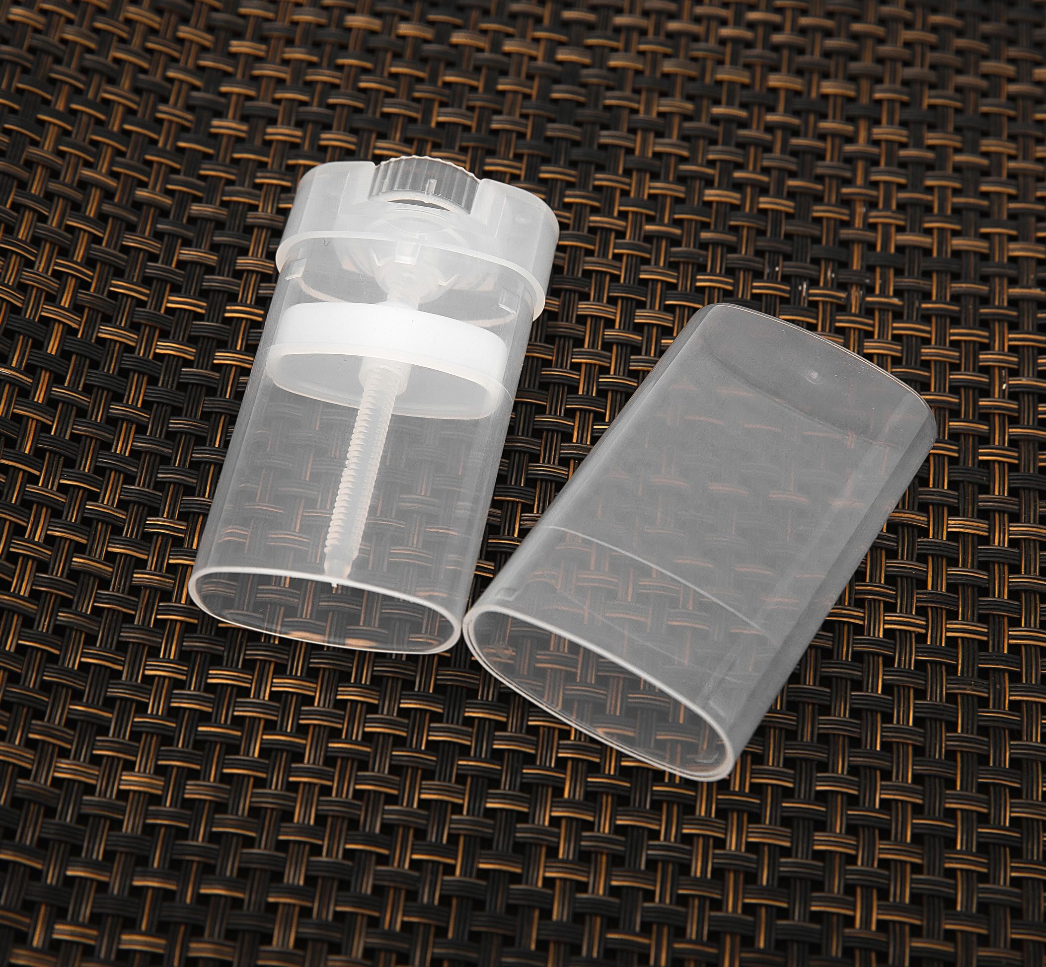 Xiboya textile clear empty containers ideal for natural lip balms, chapstick, or solid perfumes.