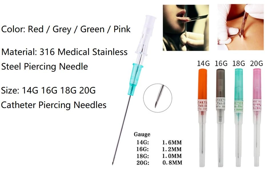 Xiboya textile wide-use piercing needles suitable for ear, nose, and more