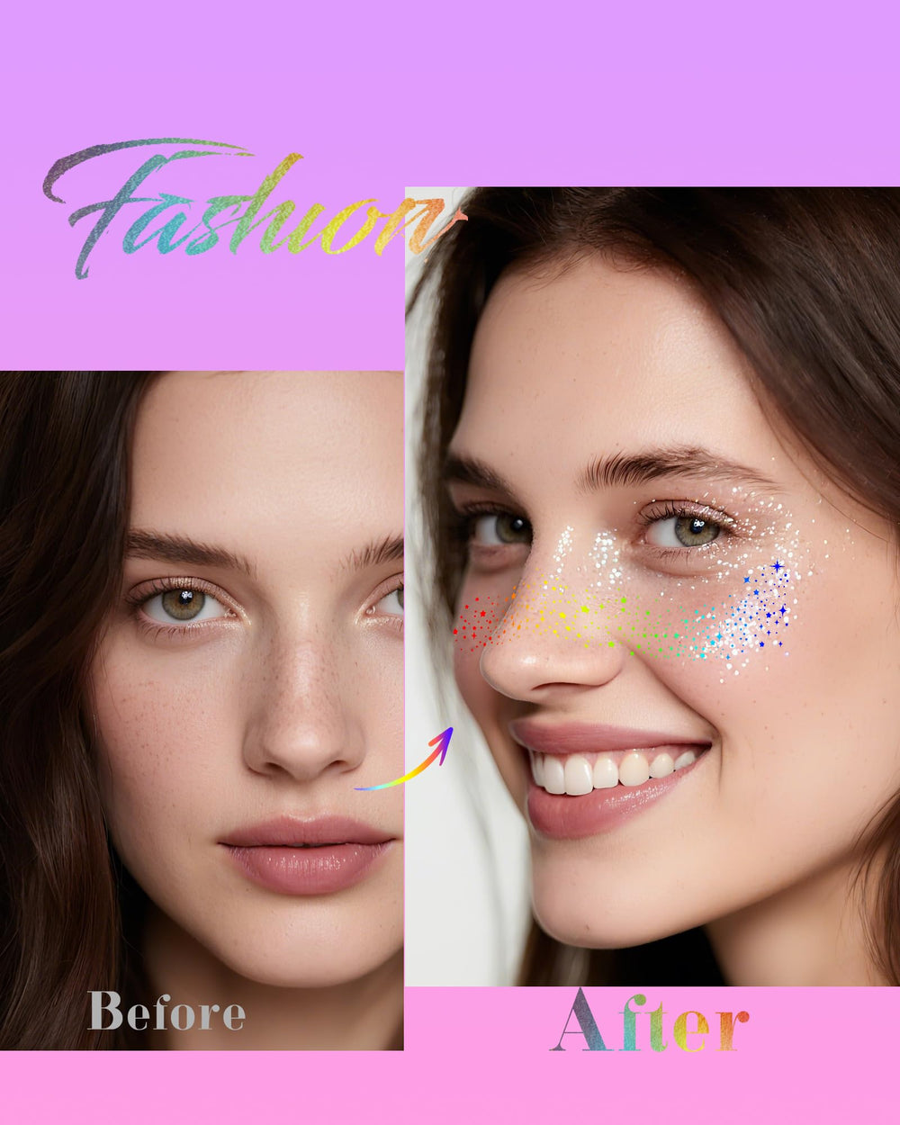 XICZH body glitter patches waterproof for sweat-proof festival wear