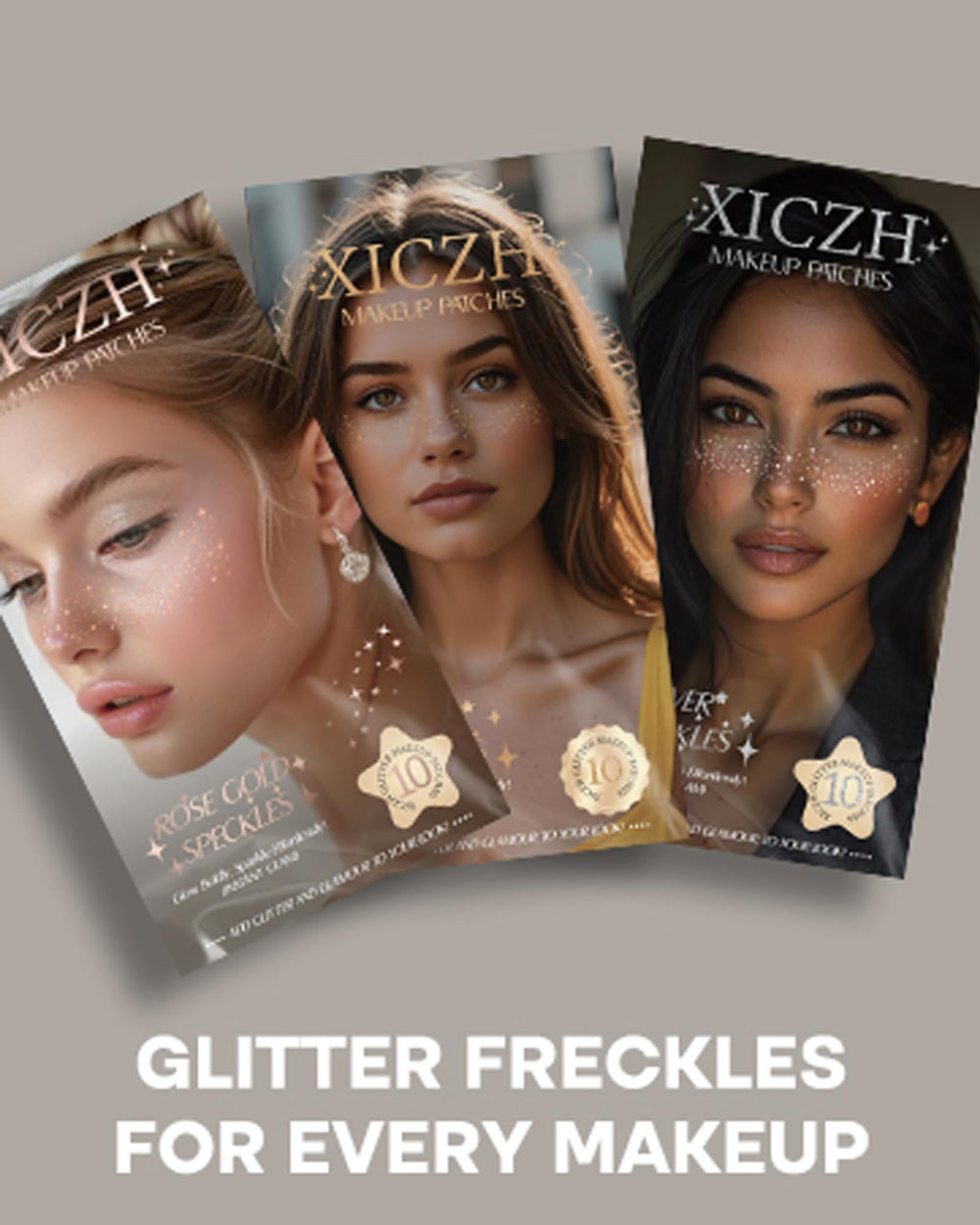XICZH country-concert glitter look pairs with denim and boots for flair.