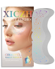 XICZH makeup patches iridescent stickers provide instant festival sparkle for celebrations