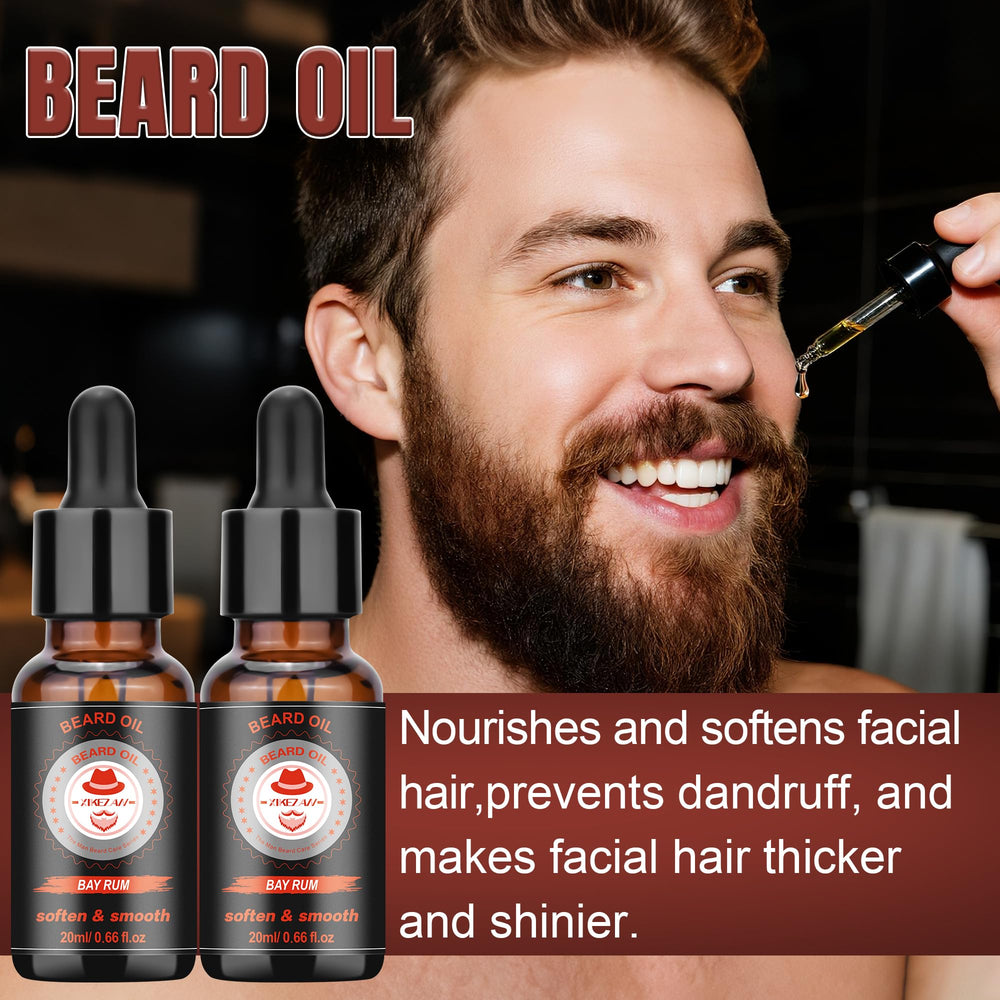 XIKEZAN beard brush and comb set for even product distribution