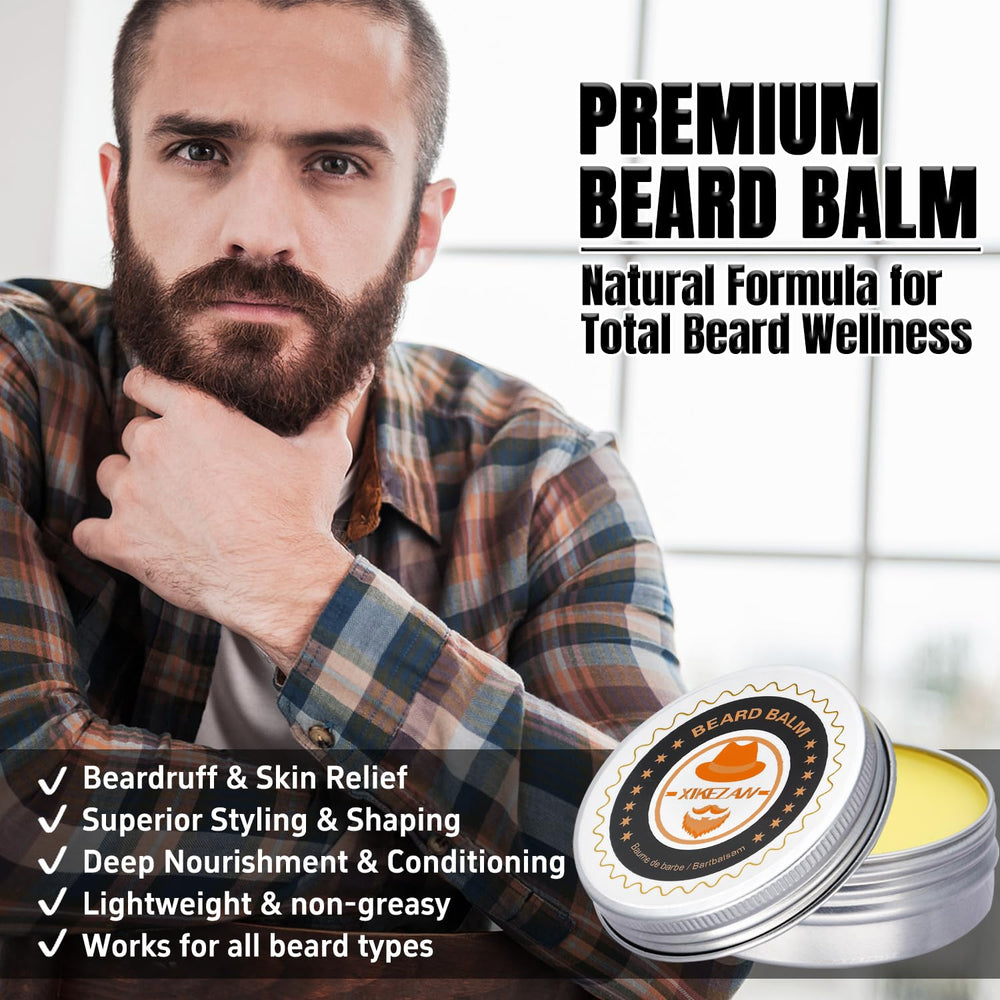 XIKEZAN beard comb aids detangling and smoother styling.