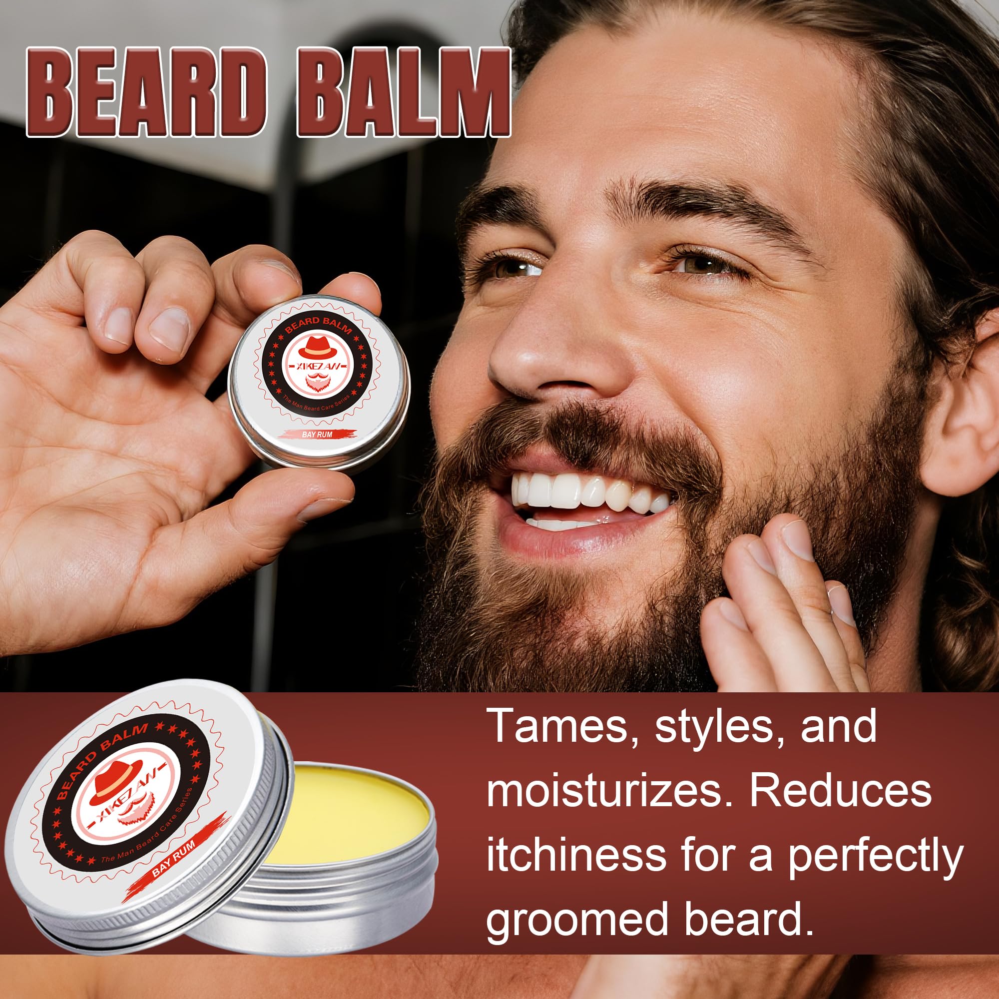 XIKEZAN beard trimming scissors for precise grooming
