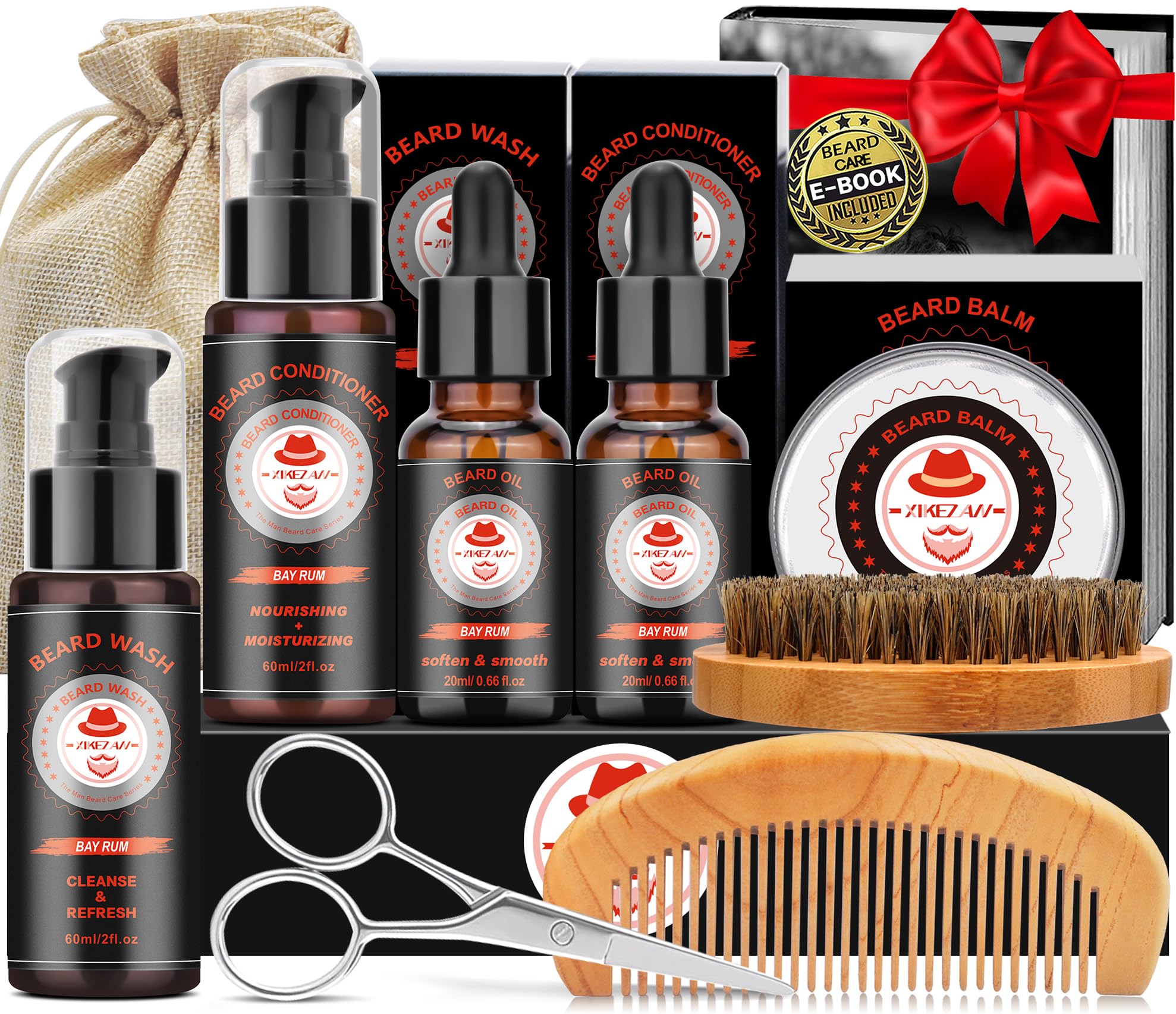 XIKEZAN beard kit gift box ready for gifting