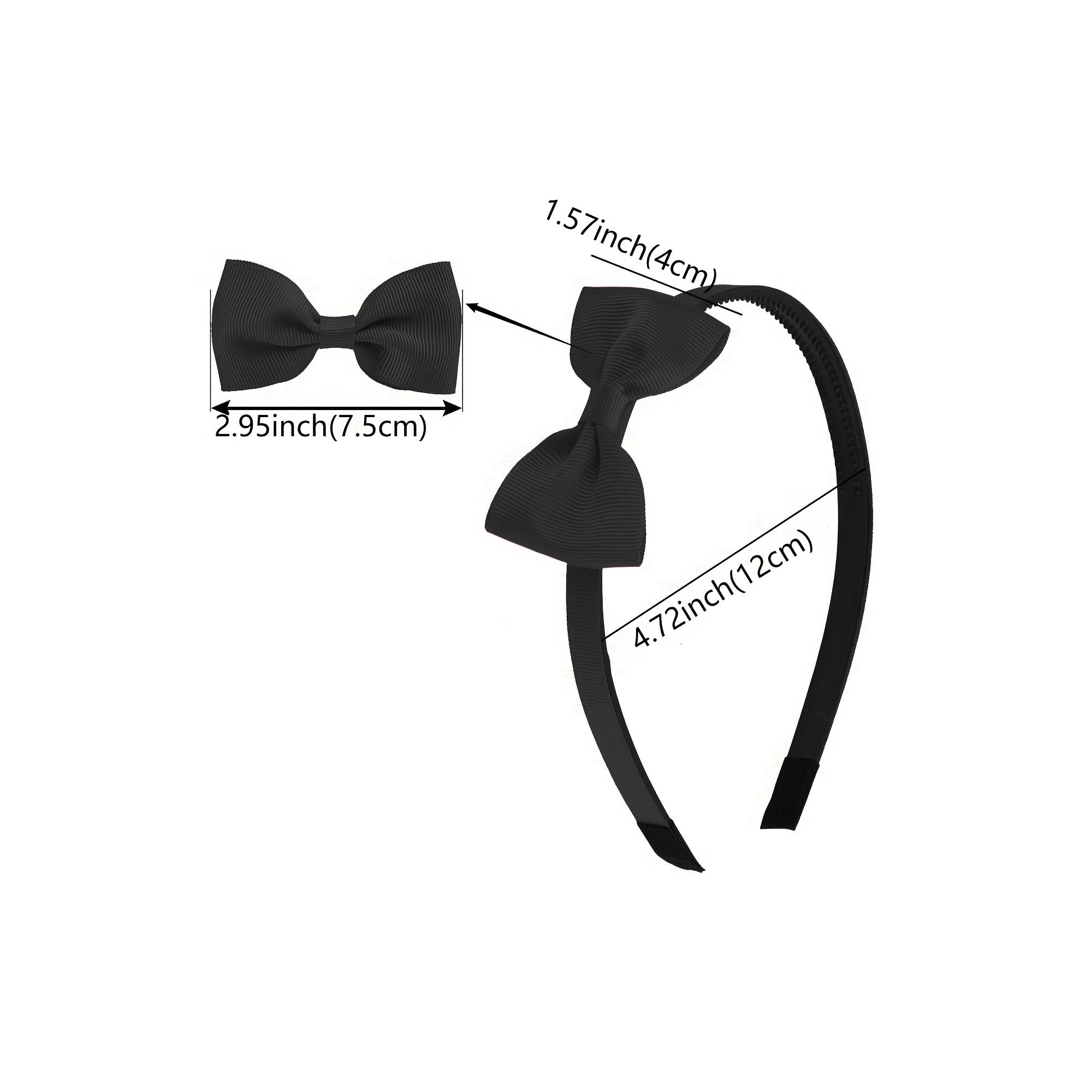 XIMA bow headbands, 20-piece pack, offers versatile color choices.