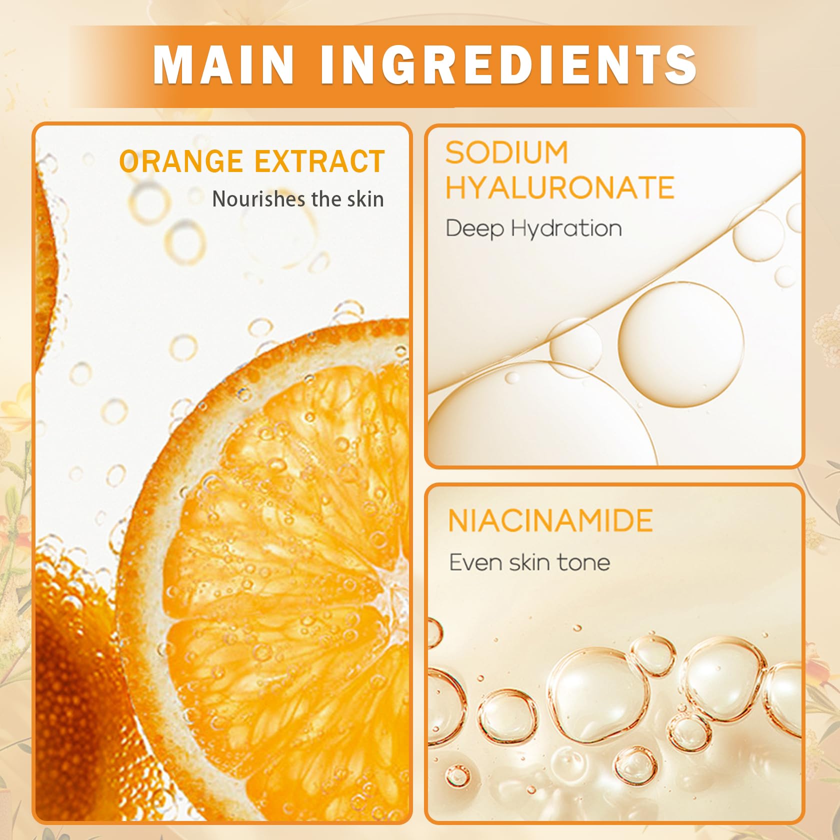 XINGXYUEL Vitamin C serum dropper highlights hydration and brightening potential