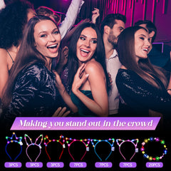 Xinnun LED ox ear headband offers playful flair for cosplay and events.
