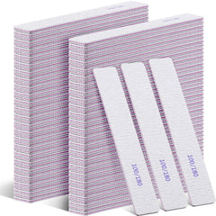Xinnun nail files bulk pack 150 pieces for daily use and replacements.