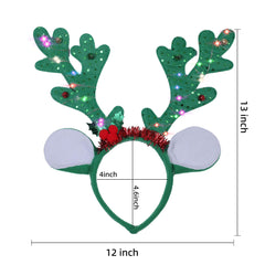 Xinoe 3-pack Christmas headbands provides coordinated family looks